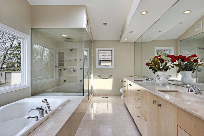 Spacious Glass Shower